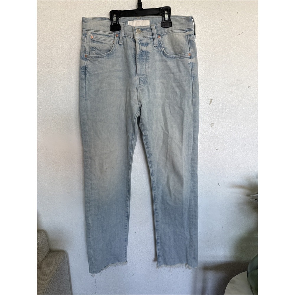 MOTHER The Scrapper cuff ankle fray‎ Lonely hearts Club wash size 24 X 26